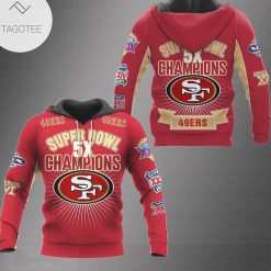 Super Bowl Champions 49ers Red Hoodie