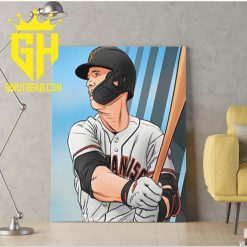 Thank You Buster Posey San Francisco Giants MLB Poster Canvas