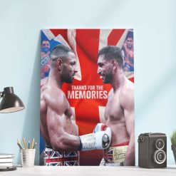 Thank you Kell Brook and Amir Khan for the memories Poster Canvas