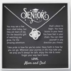 The Beautiful Gift Love Mom And Dad Graduation Senior 2022 Necklace