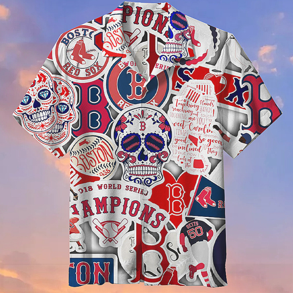The Boston Red Sox Baseball Unisex Hawaiian Shirt 3D All Over Print, Men, Women, Unisex, Model