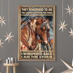 The Devil Whispered In My Ears   Horse Poster