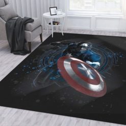 The Shield Captain America Marvel Rug Home Decor