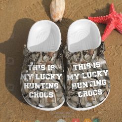 This is my lucky hunting crocs Crocband Clogs