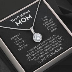 To My Loving Mom Necklace Mother’s Day Jewelry