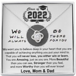 To Our Daughter Graduation Gift From Parents Necklace