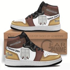 Training Corps Kids Sneakers Custom Attack On Titan Herlayprint Kids Shoes