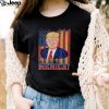 Trump 4th of july merica usa flag shirt