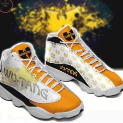 Wutang Clan Yellow Air Jordan 13 Sneaker Shoes