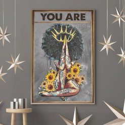 You Are Enough African American Poster