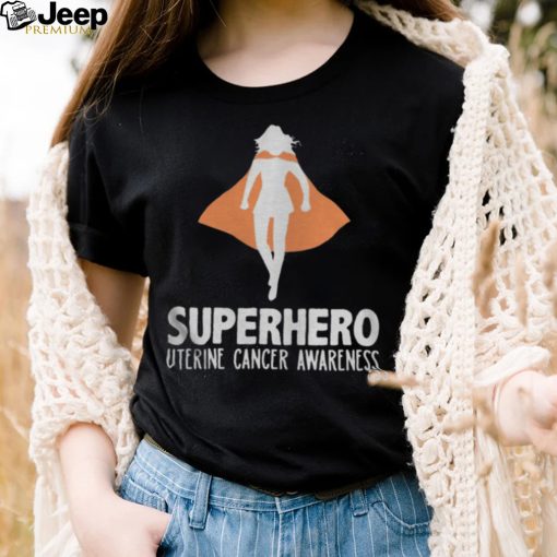 Superhero Uterine Cancer Awareness Shirts