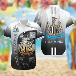 Newcastle United 3D The Magpies Hawaiian Shirt