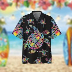 Pattern Turtle For Turtle Aloha Colorful Hawaii Shirt