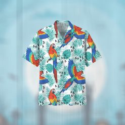 Tropical Parrot For Button Down Parrot Hawaii Shirt