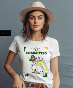 Oregon Ducks Eau Gallie University of Oregon committed poster shirt