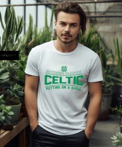 Watching Glasgow Celtic putting on a show logo shirt